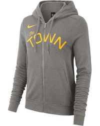 Nike - Nba Club Fleece Full‑Zip Jacket "Golden State Warriors" 931131 063" - Lyst