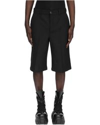 Rick Owens - Wool Work Shorts Ru02F4372 Wwh 09" - Lyst