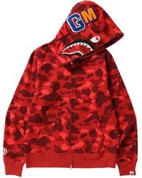 A Bathing Ape - Color Camo Shark Full Zip Hoodie (Fw24) 1J70 115 008" - Lyst