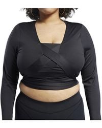 Reebok - Cardi B Longsleeve Top (Plus Size) H48425" - Lyst