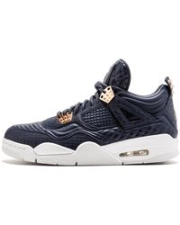 Nike - Air 4 Retro Premium "Obsidian" Shoes - Lyst