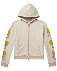 Kapital - Peckish Bowy Logo Zip Up Hooded Sweatshirt "Ecru" Kap026" - Lyst