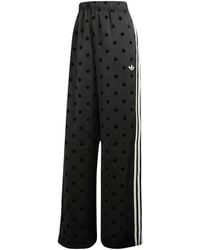 adidas - Satin Polka Dots Wide Leg Pants Kv1169" - Lyst
