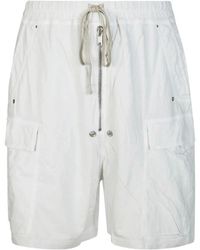 Rick Owens - Cargobela Shorts "Milk Wash" Du01F4369 Rn 51" - Lyst