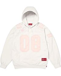 Supreme - Football Jersey Hooded Sweatshirt "Ss26 - Lyst