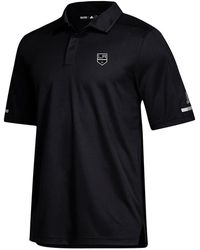 adidas - Gray San Jose Sharks Game Day Climalite Polo - Lyst