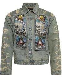 Who Decides War - Unfurled Denim Jacket 1131210009Ss24" - Lyst