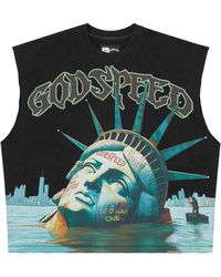GODSPEED NEW YORK - Sunken Liberty Sleeveless T-Shirt Gs352" - Lyst