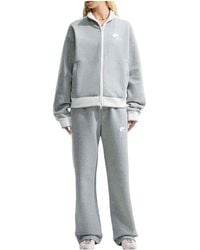 Nike - Studio Fleece Medium Weight Run Club” Track Jacket "Dark Heather Sail Sail" Io2300 063" - Lyst