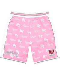 Supreme - Mitchell & Ness Monogram Basketball Short "Ss26 - Lyst