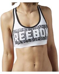 Reebok - Hero Racer Bra S95262" - Lyst