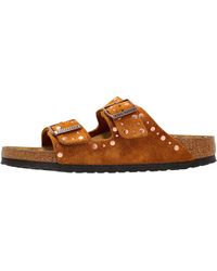 Birkenstock - Arizona Rivets Suede "Mink" 1031731" - Lyst