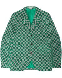 Comme des Garçons - Printed Three Buttons Blazer Cdp-Mtps-0013" - Lyst