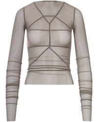 Rick Owens - Temple Top "Dust" Ro01F6277 Tus 034" - Lyst