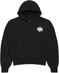 LOSTSHDWS - Distressed Script Hoodie Lst 21 22712 Blk" - Lyst