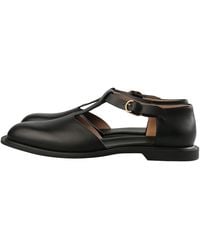 The Row - Nic T-Strap Loafers F1603 L603 Blk" - Lyst