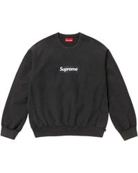 Supreme - Washed Box Logo Crewneck "Ss25 - Lyst