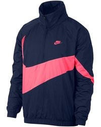 Nike - Nsw Anorak Half Zip Jacket Aj1404 410" - Lyst