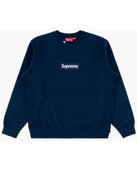supreme blue sweater
