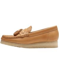 Clarks - Originals Wallabee Loafer Mid "Mid Tan Leather" 26176560" - Lyst