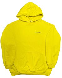 Balenciaga - Logo Hooded Sweatshirt "Neon" Ft75 600583 Tiv84 7440" - Lyst