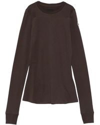 Moncler - Rick Owens Knitted Girder Long-Sleeve T-Shirt "Dark Dust" Mon42" - Lyst