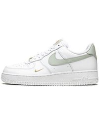 Nike - Womens Wmns Air Force 1 Low Cz0270 106 White/grey/gold - Size, White/light Silver-white, 7 Uk - Lyst