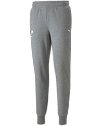 PUMA - Bmw Motorsport Essential Fleece Pants "Medium Heather" 536244 03" - Lyst