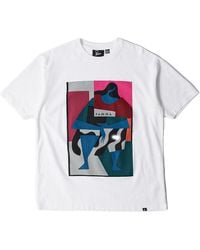 by Parra - Reading The Square Ss T-Shirt 55165-Wht" - Lyst