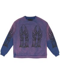Who Decides War - Winged Logo Crewneck Sweater 1110540021Ss24" - Lyst