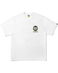 A Bathing Ape - Liberty Walk Abc Camo Logo Relaxed Fit T-Shirt 001Tem231911Cwht" - Lyst