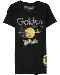 Mitchell & Ness - Nba Wogate City Short Sleeve T-Shirt "Golden State Warriors - Lyst