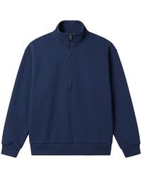 The North Face - Box Half Zip Sweatshirt "Summit" Nf0A8Fha8K2" - Lyst