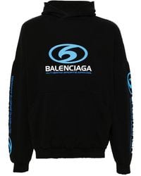 Balenciaga - Surfer Logo Oversized Hoodie 761458 Tpvu7 1165" - Lyst