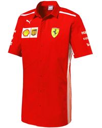 PUMA - Scuderia Ferrari Team Shirt "Rosso Corsa" 762364 01" - Lyst