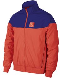 Nike - Air Tinker Legacy Windbreaker Jacket "Ember Glow Light Concord" Bq0295 850" - Lyst