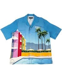 Kith - La Thompson Camp Collar Shirt "Multi" Khm035213 101" - Lyst