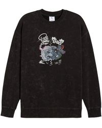 PUMA - Relaxed Graphic Crew Tr 630100 01" - Lyst