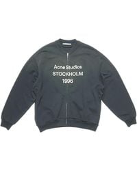 Acne Studios - Washed Zip-Up Cardigan Ci0189 900" - Lyst
