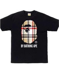 A Bathing Ape - Check By Bathing T-Shirt 1G30 110 044 Bb" - Lyst