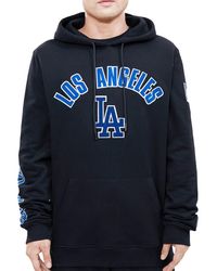 Pro Standard - Mlb La Dodgers Stacked Logo Hoodie Lld531901 Blk" - Lyst