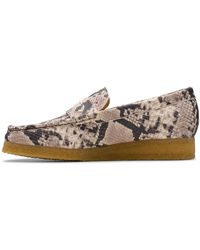 Clarks - Wallabee Loafer Snake Leather" 26178222" - Lyst