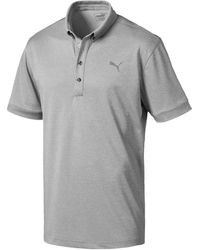 PUMA - Oxford Heather Polo "Quiet Shade Heather" 574613 01" - Lyst