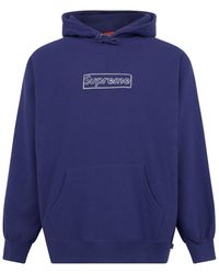 Supreme - Kaws Chalk Logo Hoodie "Ss21" Su10405" - Lyst