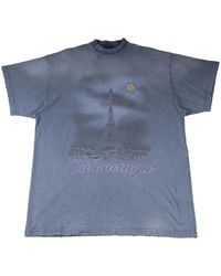Balenciaga - Paris Moon Oversized T-Shirt 739028Tqv01" - Lyst