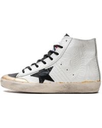 Golden Goose - Francy Penstar Flowers Printed Suede Upper And List Nylon Toe Leather Star - Lyst