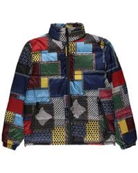 Stussy - Puffer Patchwork Jacket "Multi" Stus75" - Lyst