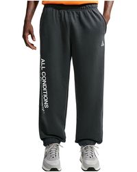 Nike - Acg Tuff Fleece Dri-Fit Pants "Dark Smoke Iu8172 070" - Lyst