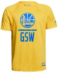 Under Armour - Nba Golden State Warriors Lock Up T-Shirt Youth 1301992 305" - Lyst