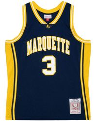 Mitchell & Ness - Ncaa Dark Jersey Marquette 2002 Dwyane Wade "Marquette" Smjy4227 Mau02Dwaasbl" - Lyst